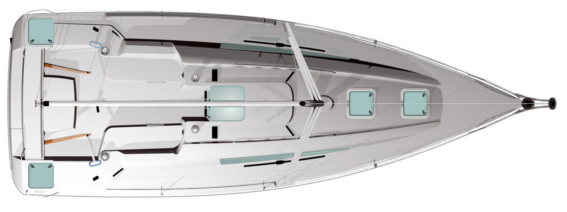 Sun Fast 3200 R2 Layout Jeanneau Sun Fast 3200 Plan