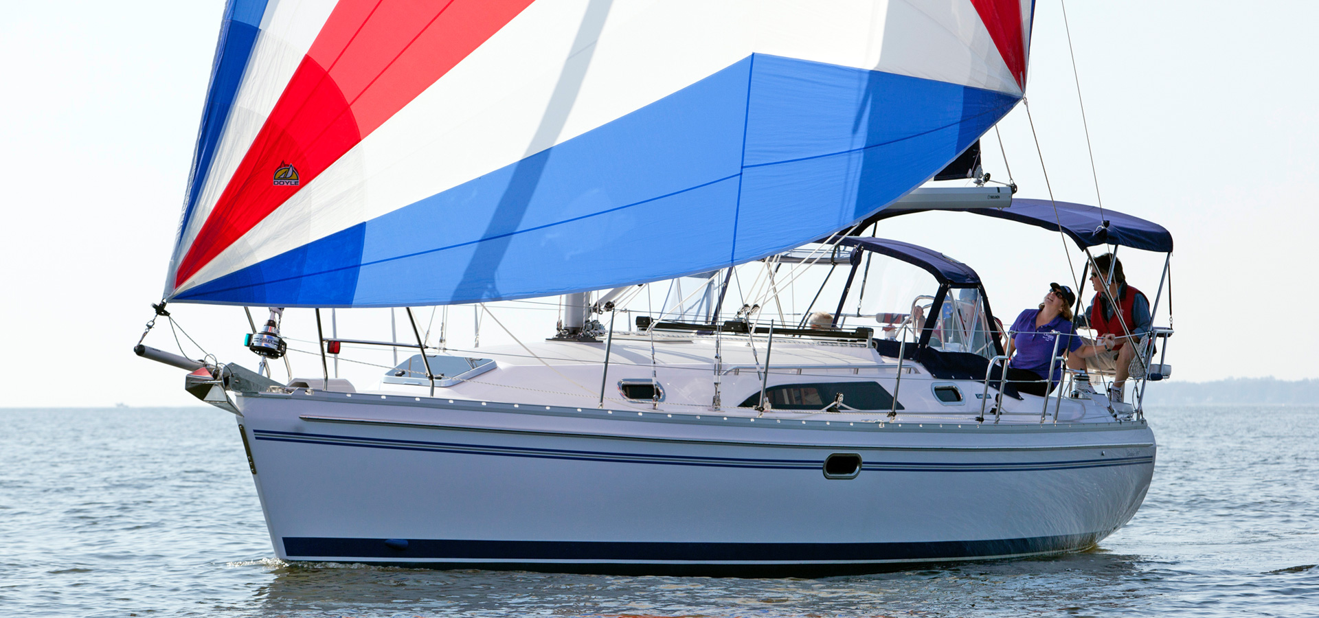 Catalina 355 sailing